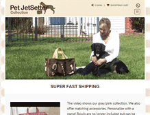 Tablet Screenshot of petjetsetter.com